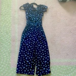 Cute flower pantsuit